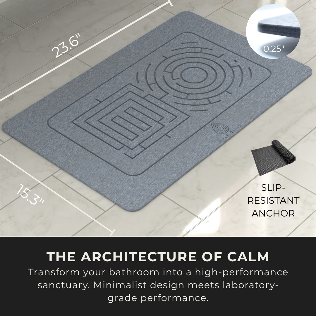 The Ultimate Anti-Slip Stone Mat for Home Gyms & Showers