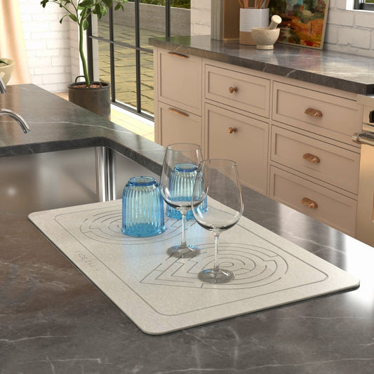 The Best Dish Drying Mat for Quartz, Marble & Luxury Kitchens