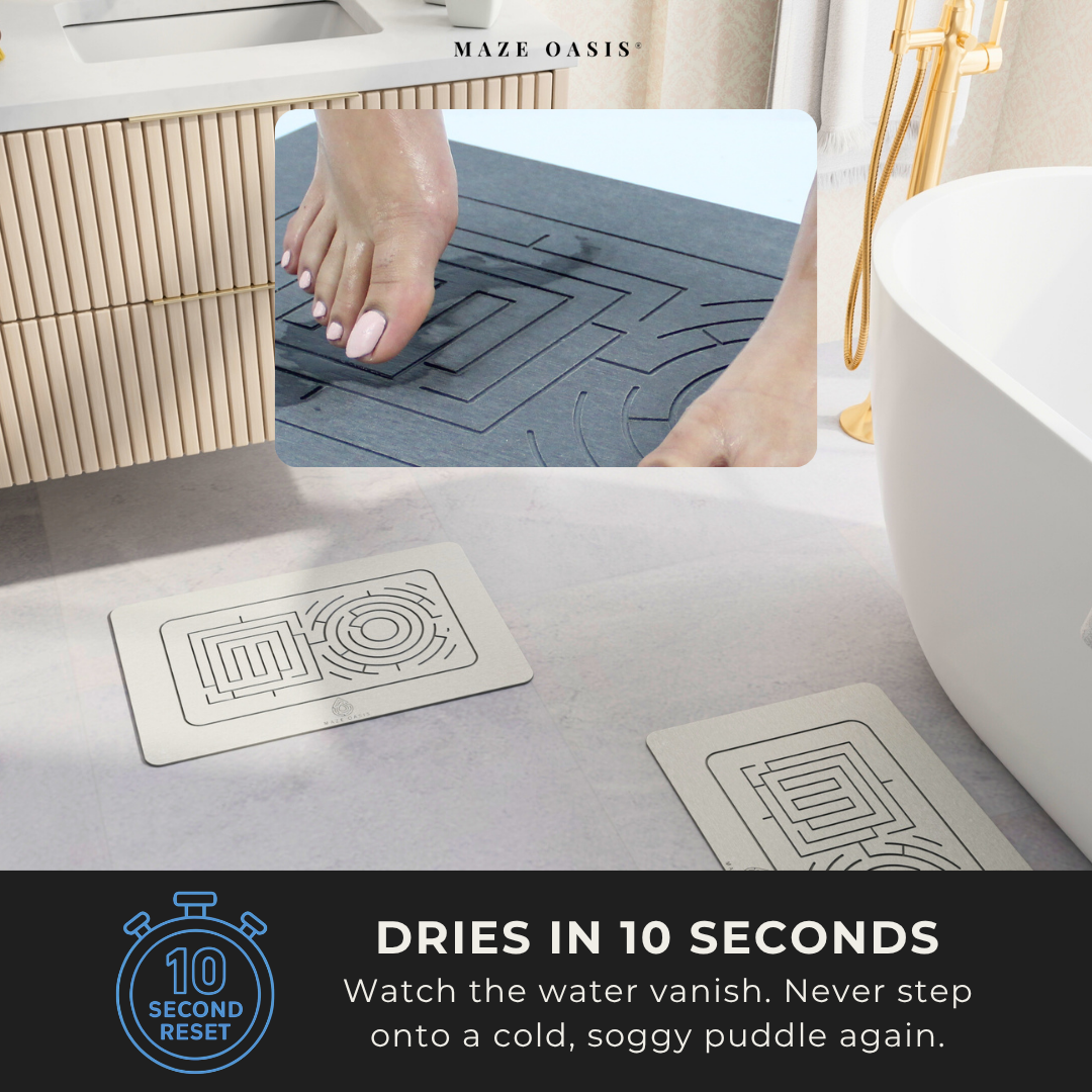 Diatomaceous Earth Bath Mat vs Memory Foam: The 2026 Test