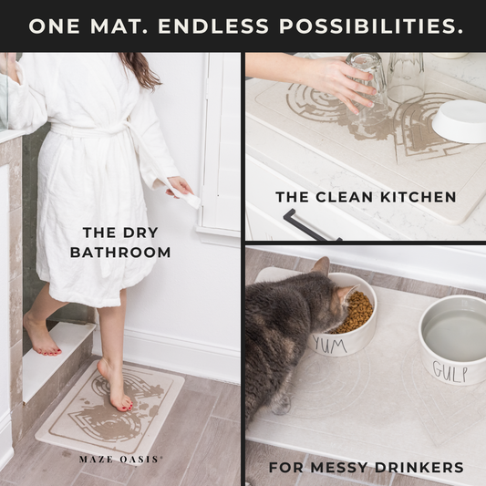 Why Flat Stone Bath Mats Fail: The Physics of Moisture Elimination