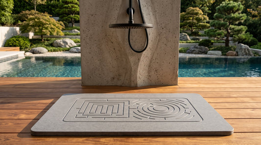 The Best Bath Mat for Outdoor Showers, Pool Houses & Cabanas
