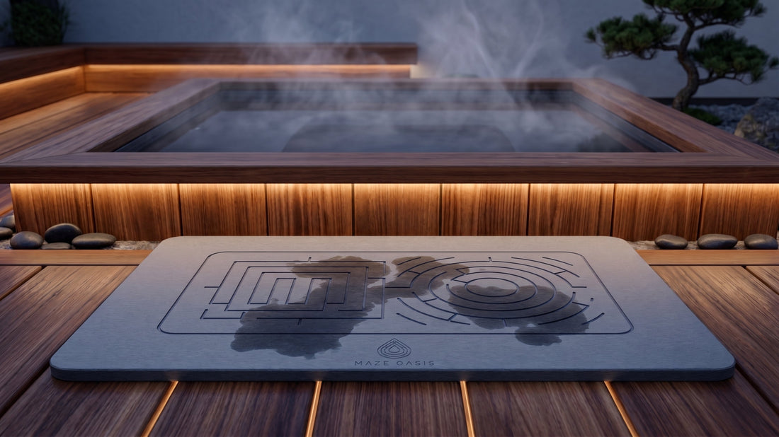 The Best Mat for Outside Hot Tubs, Jacuzzis & Spa Steps