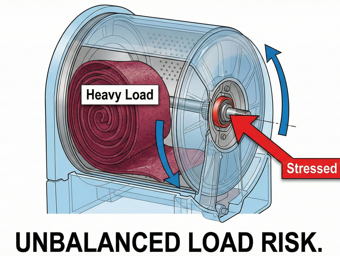 The Washer Killer: Why Heavy Bath Rugs Are Destroying Your Appliances