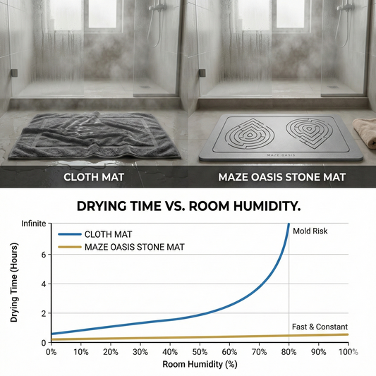 Saunas & Hot Tubs: Why Cloth Mats Fail in High-Steam Environments