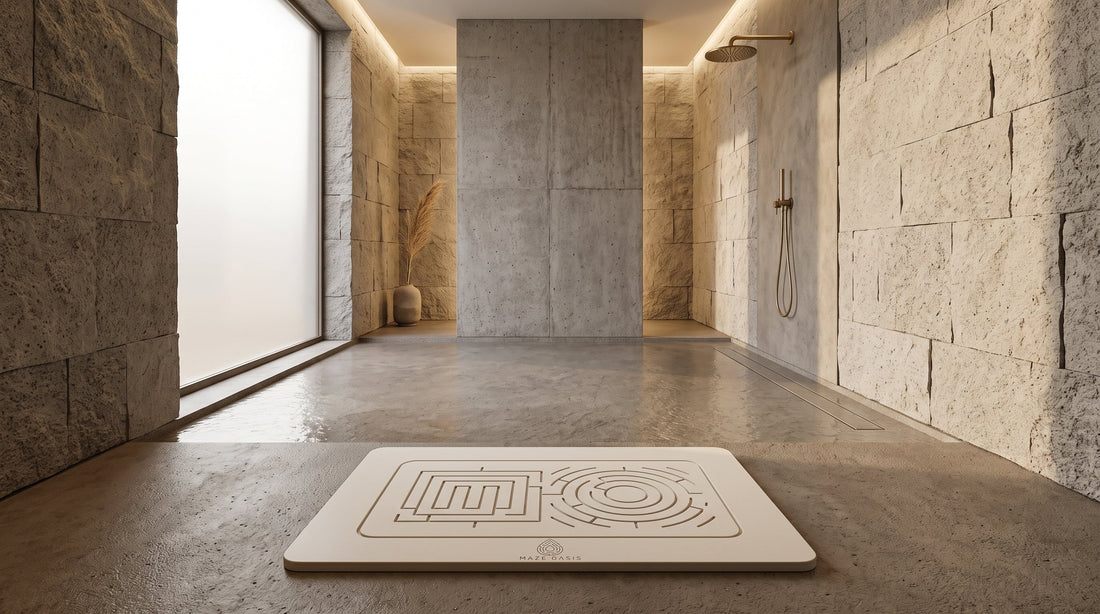 The Only Bath Mat Engineered for Curbless Showers & Wet Rooms