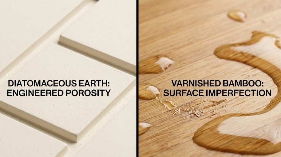 Diatomaceous Earth vs. Bamboo Bath Mats: A 2026 Engineering Comparison